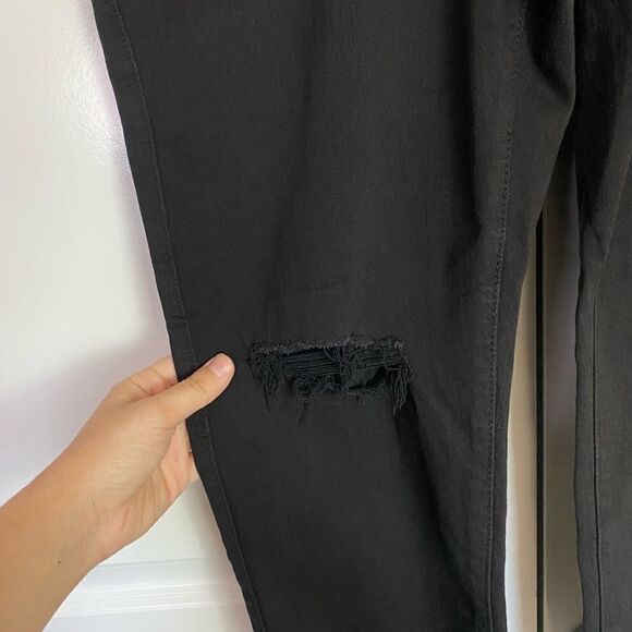 Torrid Black Sky High Skinny Premium Stretch High-Rise Jean Distressed N… - Picture 11 of 15